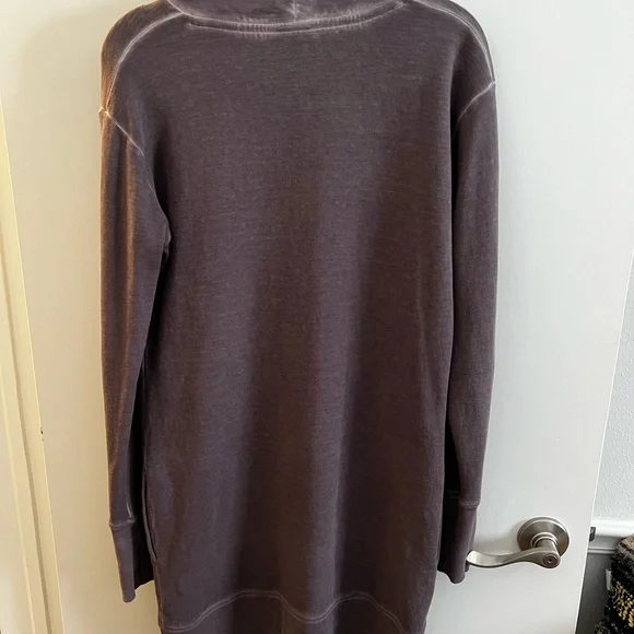 Athleta Eco Wash Turtleneck Sweatshirt Dress - Picture 3 of 3